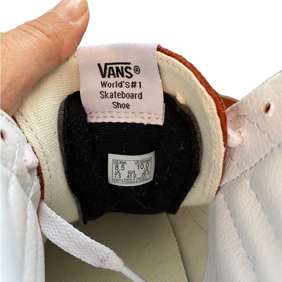 Vans Sk8-Hi 'Picante’ in Size 8.5 Men/10 Women- Worn only ONCE -Like New - Picture 3 of 9